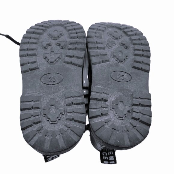 Faux Patent Combat Boots for Girls - Picture 7 of 7